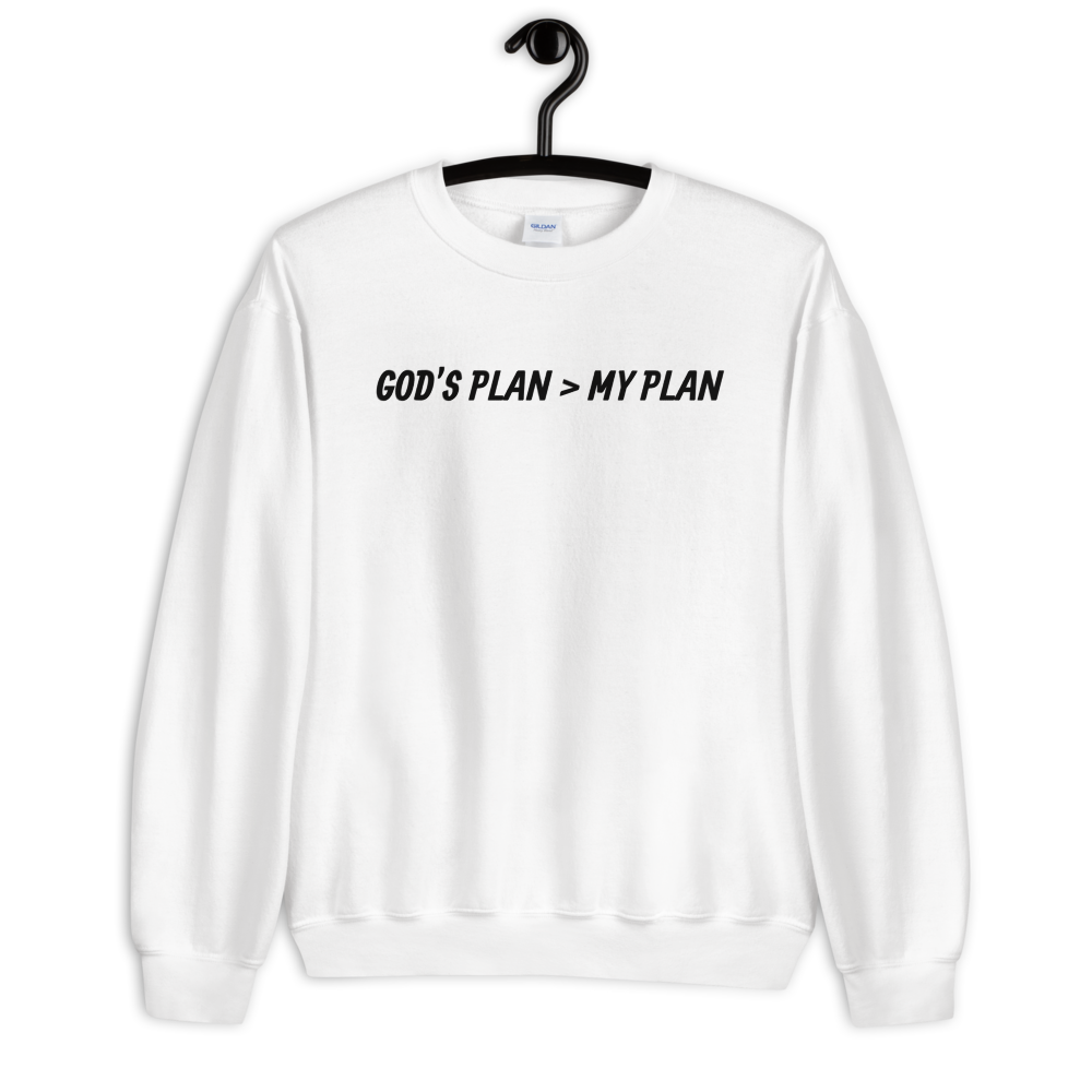 God's Plan Crewneck-BL