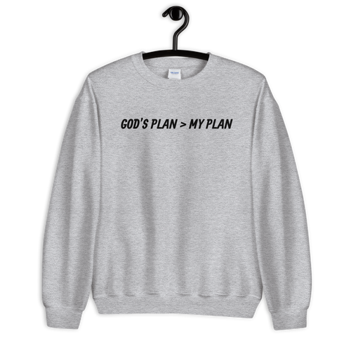 God's Plan Crewneck-BL