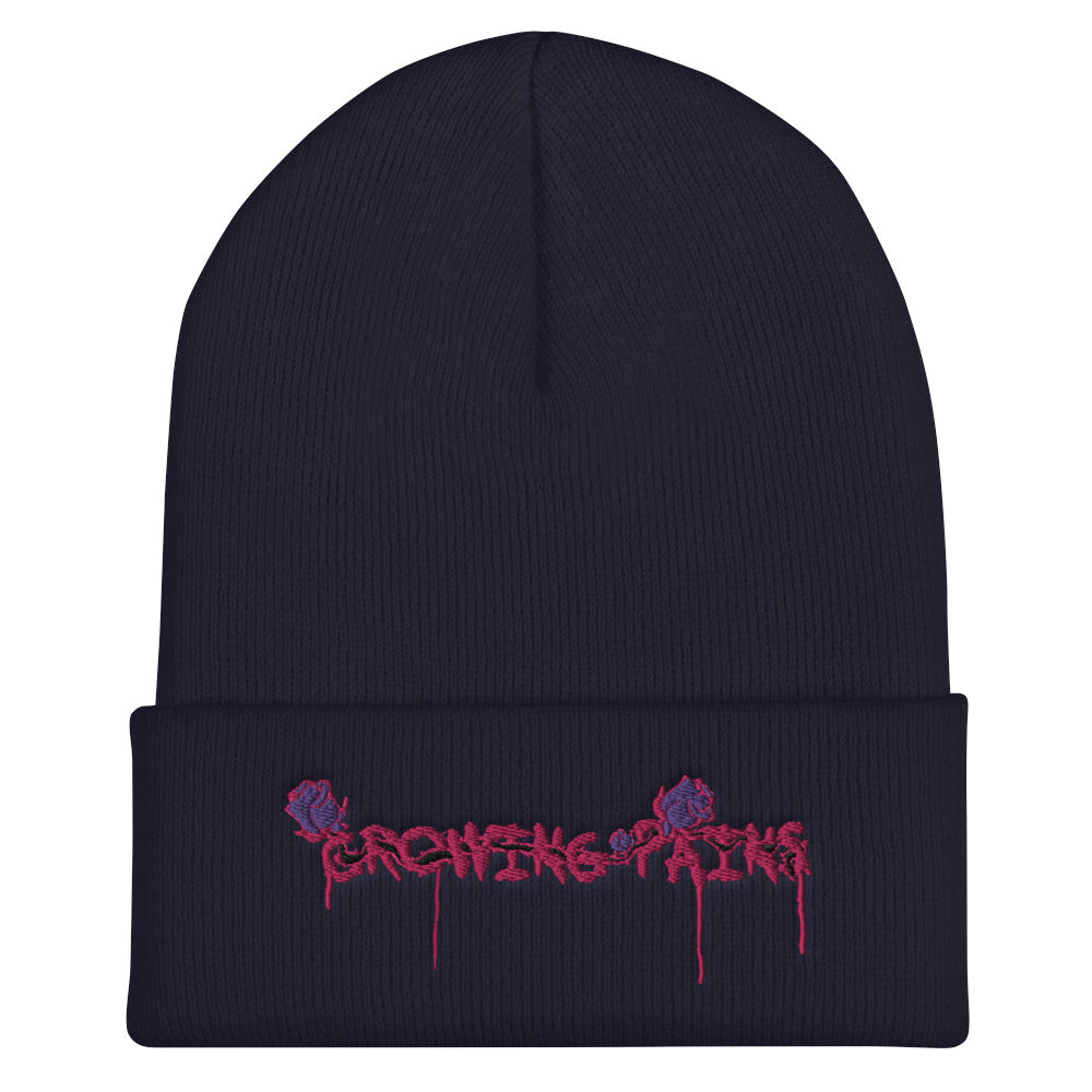 Growing Pains Beanie Breast Cancer edition