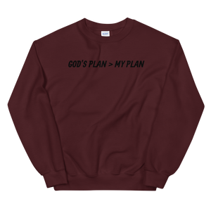 God's Plan Crewneck-BL